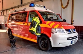 Feuerwehr Dorsten: FW-Dorsten: nächtlicher Wohnungsbrand mit Menschenrettung