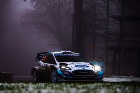 Der Ford Fiesta WRC beendet die WM-Saison mit einem vierten Platz bei der Rallye Monza