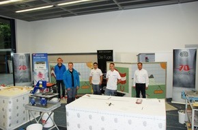 ARDEX GmbH: Fliesen-Nationalmannschaft im Trainingscamp bei Ardex in Witten