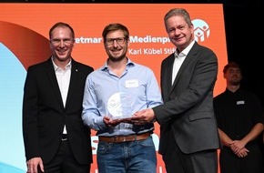 Karl Kübel Stiftung für Kind und Familie: PM TV-Team und Journalist mit Dietmar Heeg Medienpreis ausgezeichnet