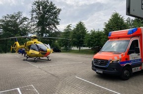 Feuerwehr Hattingen: FW-EN: Rettungshubschrauber bringt Notarzt nach Hattingen