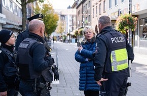 Polizeipräsidium Recklinghausen: POL-RE: Bottrop: Schwerpunktaktion im Bereich ZOB und Ehrenpark - Polizeipräsidentin vor Ort