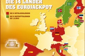 Eurojackpot: Europa ist ab heute größer (BILD)