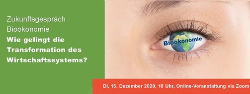 Universität Hohenheim: Einladung zum Zukunftsgespräch Bioökonomie