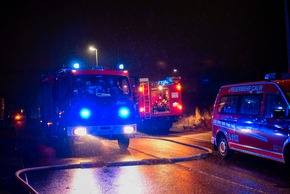 KFV-CW: Großbrand in Wohnhaus in Simmozheim - Hoher Sachschaden - Keine Verletzten (FOTO)