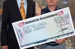 SKL - Millionenspiel: 5 Millionen Euro der SKL-Show mit Günther Jauch gehen erneut nach Schwaben
