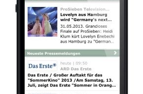 news aktuell GmbH: App für Presseportal.de mit neuer Abo-Funktion / Pressemitteilungen personalisiert aufs Smartphone (BILD)