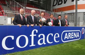 Coface Deutschland: Neues Mainzer Stadion wird Coface Arena / Langfristige Vereinbarung zwischen Mainz 05 und Coface Deutschland