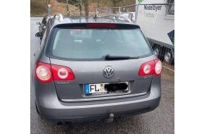 Bundespolizeiinspektion Flensburg: BPOL-FL: FL - Kurzerhand die Kennzeichen von Papas Auto für die Überführungsfahrt "geliehen"