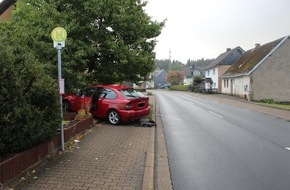 Polizeidirektion Montabaur: POL-PDMT: Verkehrsunfall unter Alkohol- und Drogeneinfluß