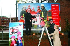 Landesfeuerwehrverband Schleswig-Holstein: FW-LFVSH: Feuerwehr startet Plakataktion zur Nachwuchsgewinnung