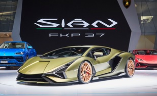 Automobili Lamborghini S.p.A.: Automobili Lamborghini ehrt Ferdinand K. Piëch mit dem Lamborghini Sián FKP 37 auf der IAA 2019 in Frankfurt