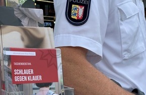 Polizeidirektion Bad Segeberg: POL-SE: Kreis Segeberg / Kreis Pinneberg - Vor-Ort-Beratungen gegen Taschendiebstähle