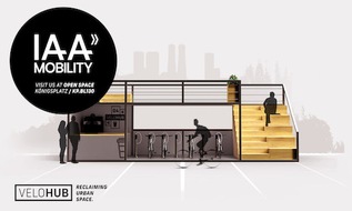 Designit: Mobilitätsinitiative VeloHUB auf IAA Mobiltity