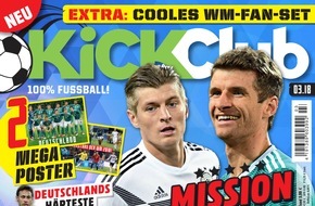 Egmont Ehapa Media GmbH: KickClub: Mit dem neuen Kinder-Fußballmagazin direkt in die WM starten