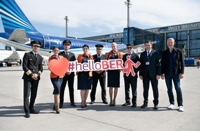 Flughafen Berlin Brandenburg: Von Berlin nonstop nach Baku - Azerbaijan Airlines zurück am BER