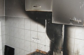 Polizeiinspektion Hameln-Pyrmont/Holzminden: POL-HOL: Kleinkind spielte am Küchenherd: Heiße Herdplatte sorgt für Küchenbrand - Rechtzeitiges Bemerken verhinderte Schlimmeres / 1.000,-- EUR Schaden -