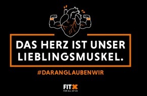 FitX: FitX startet neue Markenkampagne #DARANGLAUBENWIR