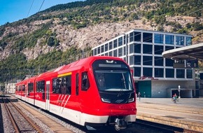 Matterhorn Gotthard Bahn / Gornergrat Bahn / BVZ Gruppe: Medienmitteilung: Ein neuer Stern am Horizont der Matterhorn Gotthard Bahn - erste ORION-Triebzüge im Einsatz