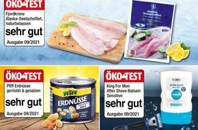 NORMA: Seelachsfilets, Aftershave und Erdnüsse von ÖKO-TEST mit "sehr gut" bewertet - das NORMA-Sortiment überzeugt durch Qualität / Sehr gute Bewertungen für NORMA-Eigenmarken
