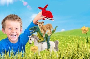 Schleich GmbH: Auf großer Hasenjagd: Schleich Oster-Aktion "Red Rabbit" in Berlin und München