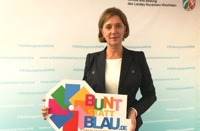 DAK-Gesundheit: Komasaufen: Schulministerin Gebauer startet DAK-Kampagne „bunt statt blau“ 2021 in NRW