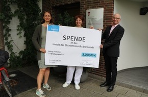 toplink GmbH: Spende für das Elisabethen-Hospiz: Darmstädter toplink GmbH hilft lokal