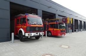 Feuerwehr Lübeck: FW-HL: Neue Feuer- und Rettungswache 3 in Lübeck geht in Betrieb