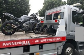 Polizeidirektion Ludwigshafen: POL-PDLU: Speyer - Einziehung eines hochwertigen Motorrads