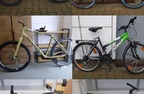 Polizeipräsidium Mittelhessen - Pressestelle Wetterau: POL-WE: Ehrliche Finder - Belohnung als Dank! + Radsätze gestohlen + Taschendiebstahl scheitert + Wem gehören die offenbar gestohlenen Bikes? + u.a.