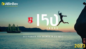 AB InBev: Premiumbier mit Pioniergeist: 150 Jahre Beck's / Unverkennbarer Botschafter - rund um den Globus geschätzt und begehrt