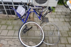 Polizeipräsidium Offenburg: POL-OG: Offenburg - Fahrrad demoliert, Eigentümer gesucht