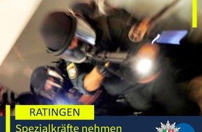 Polizei Mettmann: POL-ME: Polizei nimmt 36-J&auml;hrigen fest - Ratingen
