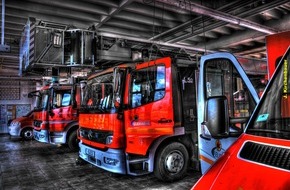 Feuerwehr Mönchengladbach: FW-MG: Containerbrand auf Gelände der Abfall- und Wertstoffannahmestelle