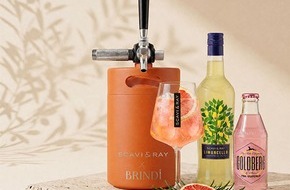 MBG International Premium Brands GmbH: SCAVI & RAY und BRIND&Igrave; bringen mit dem Crew eine tragbare Mini-Zapfanlage f&uuml;r Sprizz-Getr&auml;nke auf den Markt