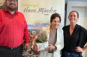 Hann. Münden Marketing GmbH: Abschied von Gästeführerin Helga Winkelmann