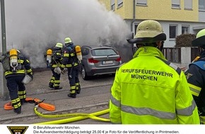 Feuerwehr München: FW-M: "Tiefgarage" in Vollbrand (Maxhof)