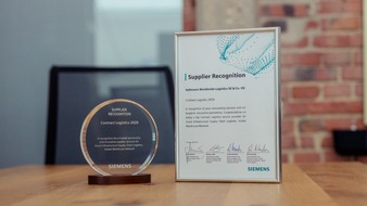 Hellmann Worldwide Logistics: Hellmann wurde mit der „Siemens Smart Infrastructure Supplier Recognition“ ausgezeichnet