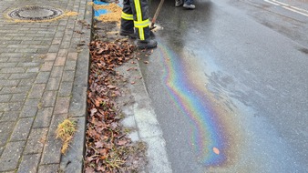 Freiwillige Feuerwehr S&uuml;dheide: FW S&uuml;dheide: Mehrere kilometerlange &Ouml;lspur im Ortsgebiet von Beckedorf