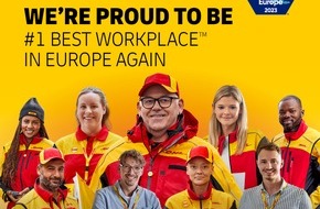 DHL Group: PM: Triple: DHL Express sichert sich zum dritten Mal in Folge den Titel als bester Arbeitgeber Europas / PR: Triple: DHL Express secures top spot as Europe’s Best Workplace™ 2023 for third time in a row