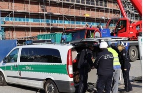 Hauptzollamt Kiel: HZA-KI: Bundesweite Schwerpunktprüfung des Zolls im Bauhaupt- und Baunebengewerbe