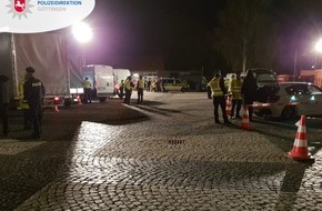 Polizeidirektion Göttingen: POL-GOE: Flächendeckende Kontrollen zur Bekämpfung der Wohnungseinbruchskriminalität; mehr als 280 Einsatzkräfte beteiligt