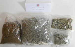 Polizeiinspektion Hameln-Pyrmont/Holzminden: POL-HOL: Gemeinsame Pressemitteilung der Staatsanwaltschaft Hildesheim und dem Polizeikommissariat Holzminden zur Sicherstellung großer Mengen Cannabis.