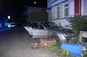 Polizei Essen: POL-E: Gelsenkirchen/Essen: Verfolgungsfahrt durch Gelsenkirchen-Rotthausen endet mit Unfall in Essen-Stoppenberg