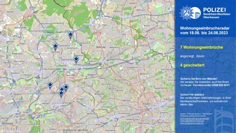 Polizeipräsidium Oberhausen: POL-OB: Wohnungseinbruchsradar für Oberhausen