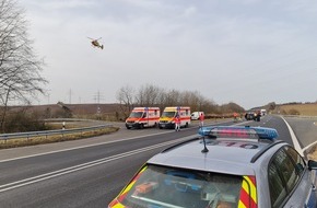 Polizeidirektion Wittlich: POL-PDWIL: Wendemanöver auf der A 60 führt zu Unfall mit Personenschaden