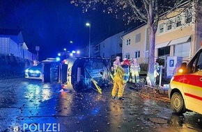 Polizeipräsidium Westpfalz: POL-PPWP: Unfall mit reichlich Alkohol im Blut