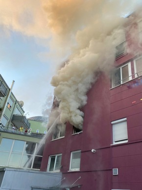 FW Konstanz: Gebäudebrand