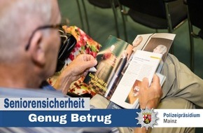 Polizeipräsidium Mainz: POL-PPMZ: Mainz-Gonsenheim - Versuchter Enkeltrick zum Nachteil eines 74- bzw. 78-jährigen Ehepaars