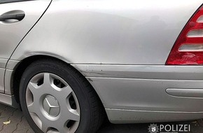 Polizeipräsidium Westpfalz: POL-PPWP: Wer hat den Mercedes gerammt?